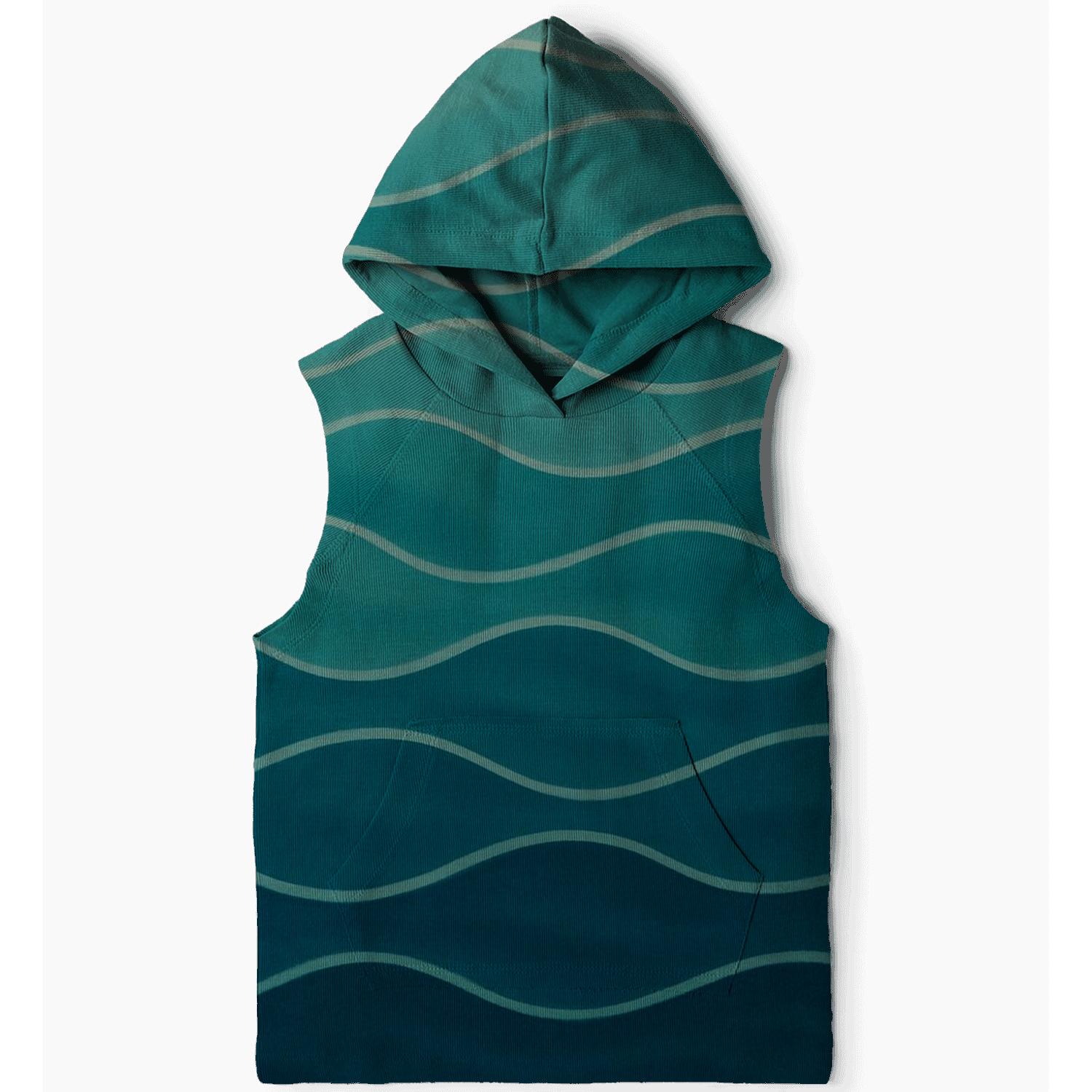Ocean Waves Pattern hoodie designs