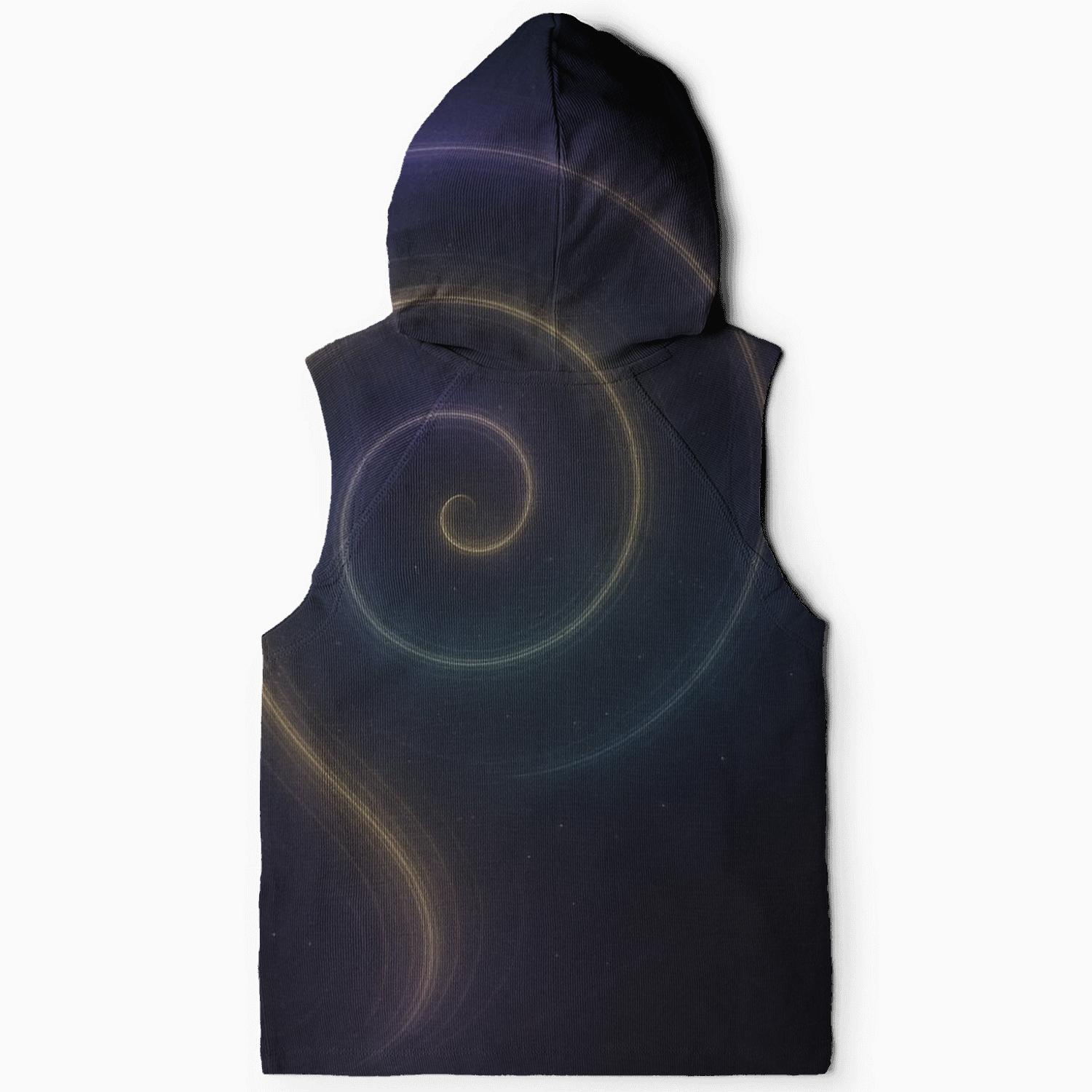 Luminescent Spiral Journey premium hoodies