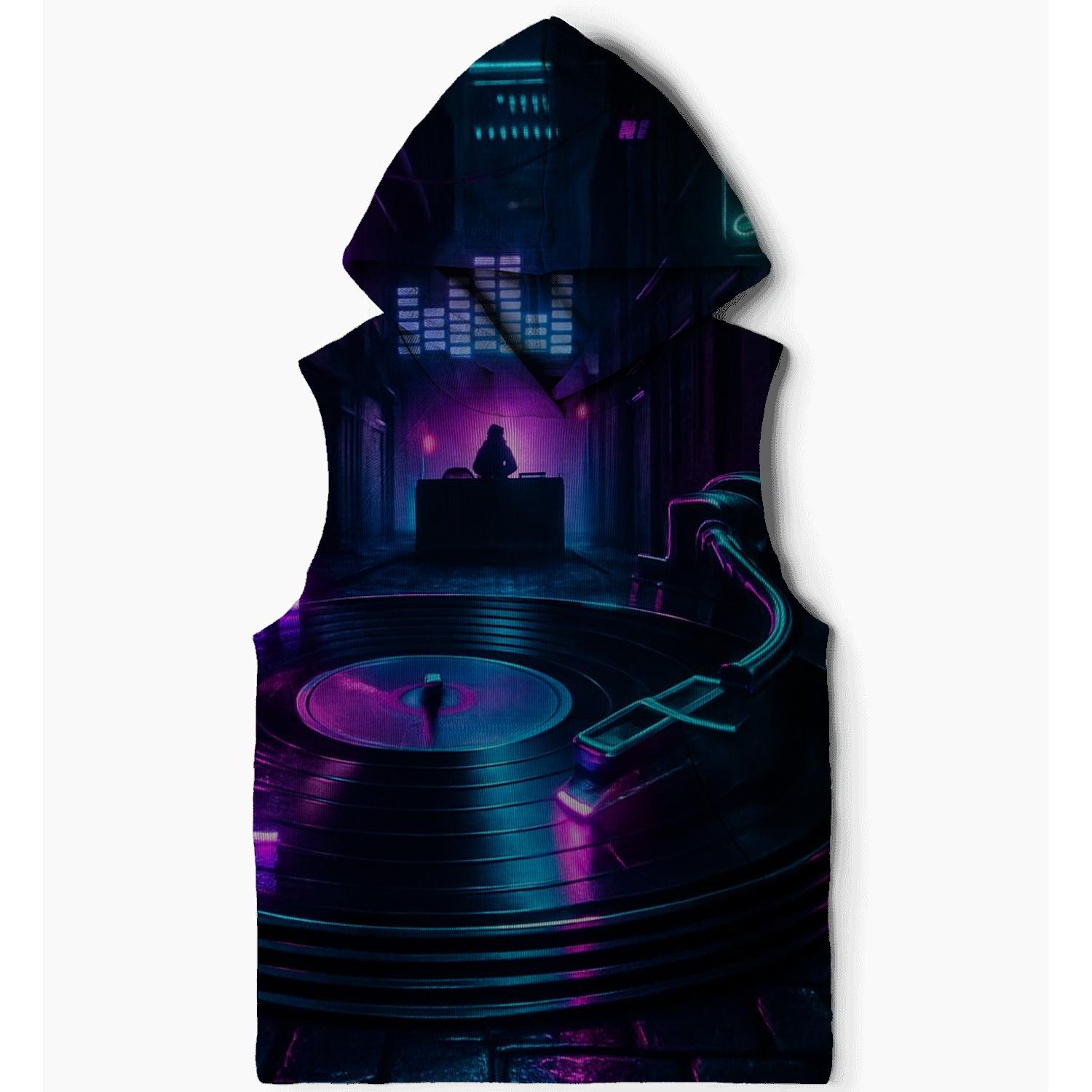 Neon Turntable Alley hoodie trends