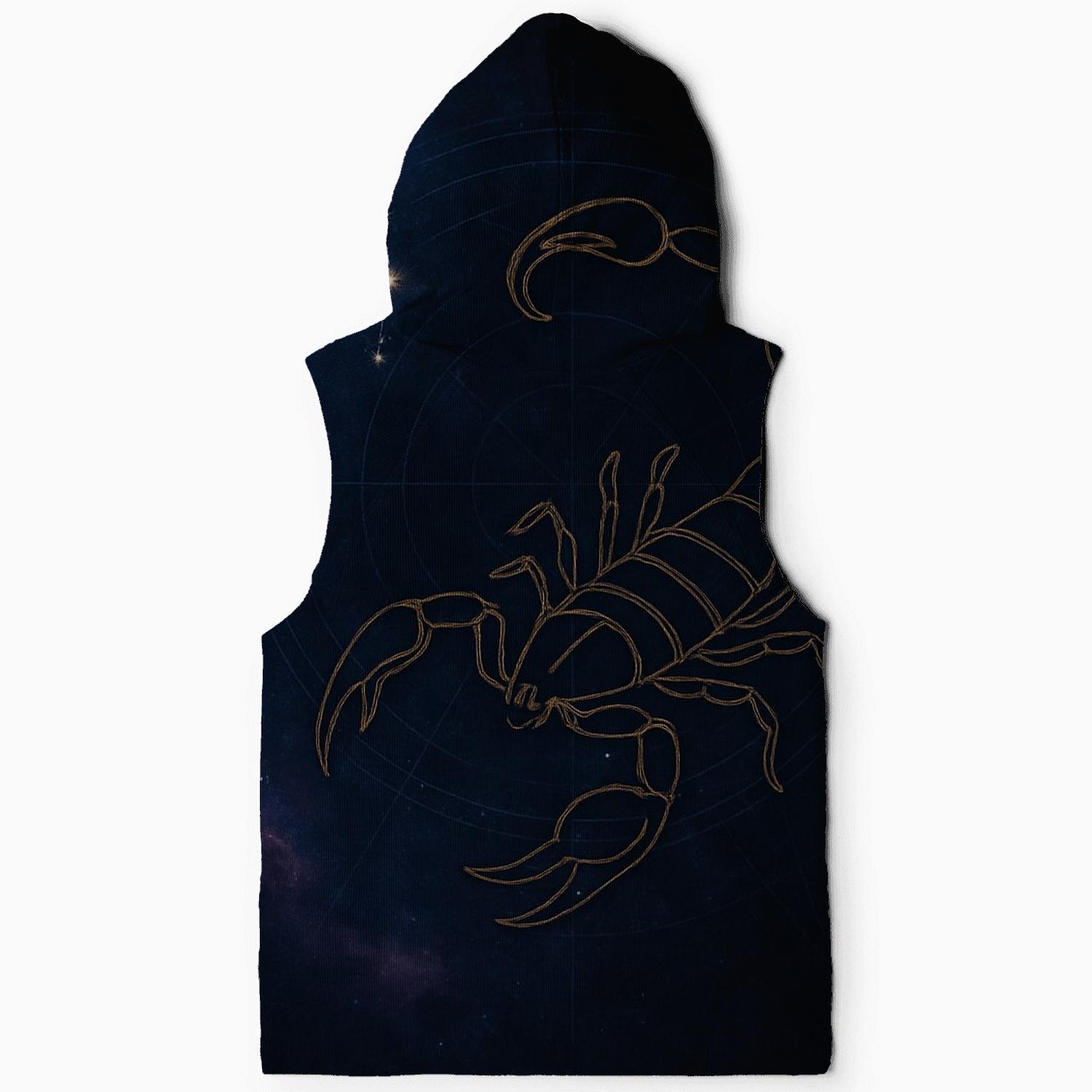 Scorpio Galactic Scorpion Night Map hoodie styles