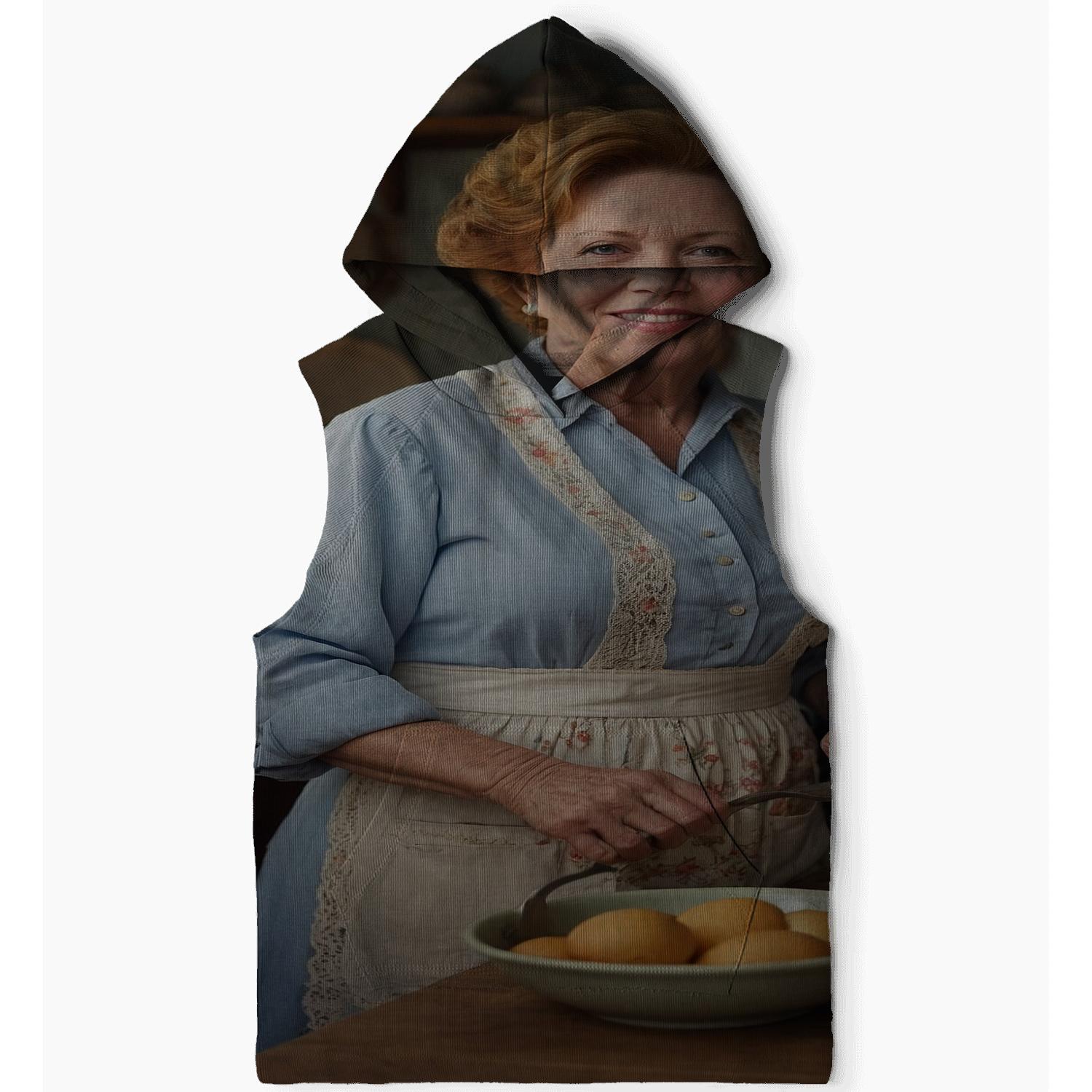Polly Holliday In Her Rustic Southern Home Kitchen hoodie trends
