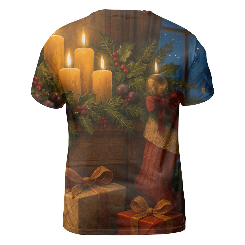 Midwinter Starlit Mantel artistic all-over print tops