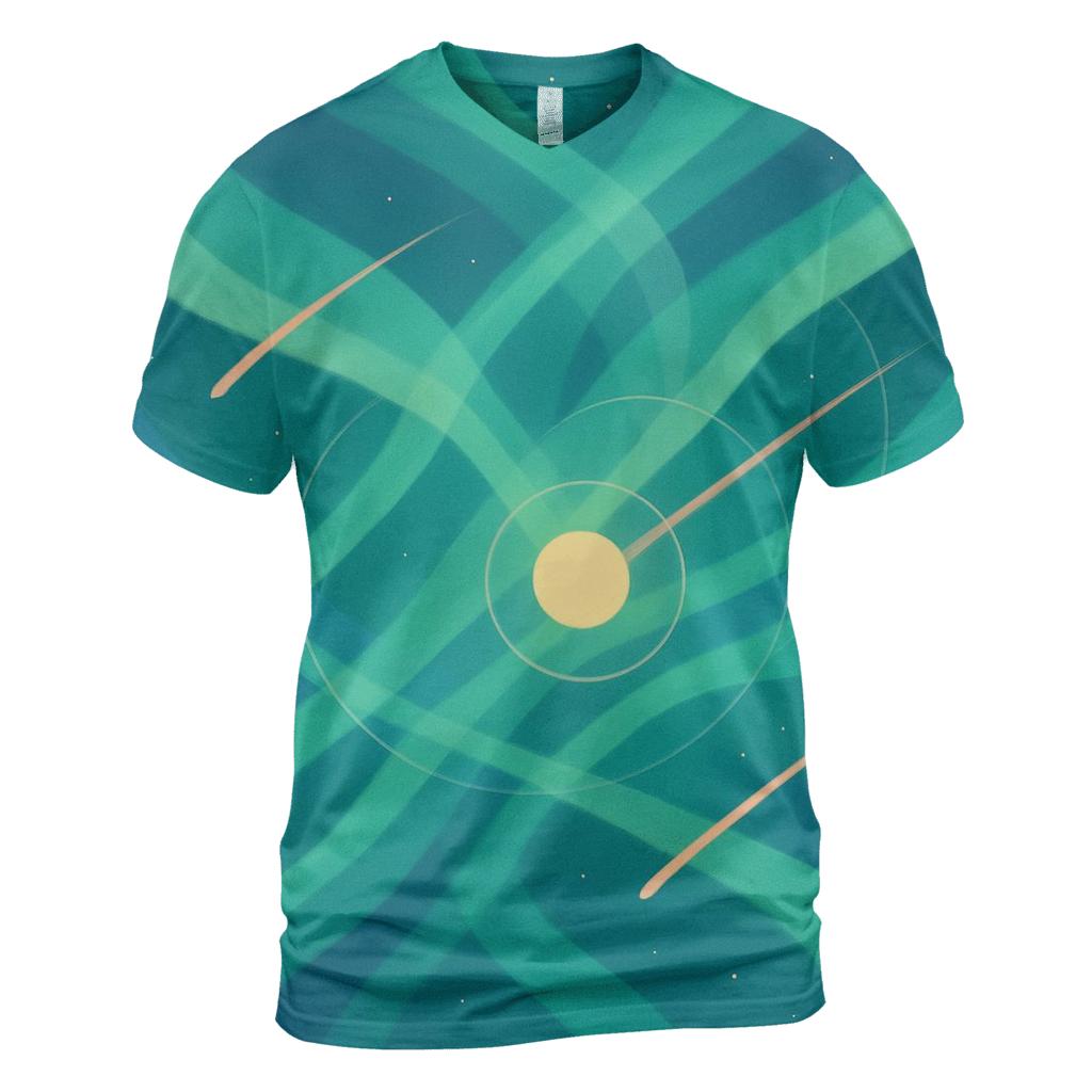 Aurora Filament Overprint unique graphic print tees