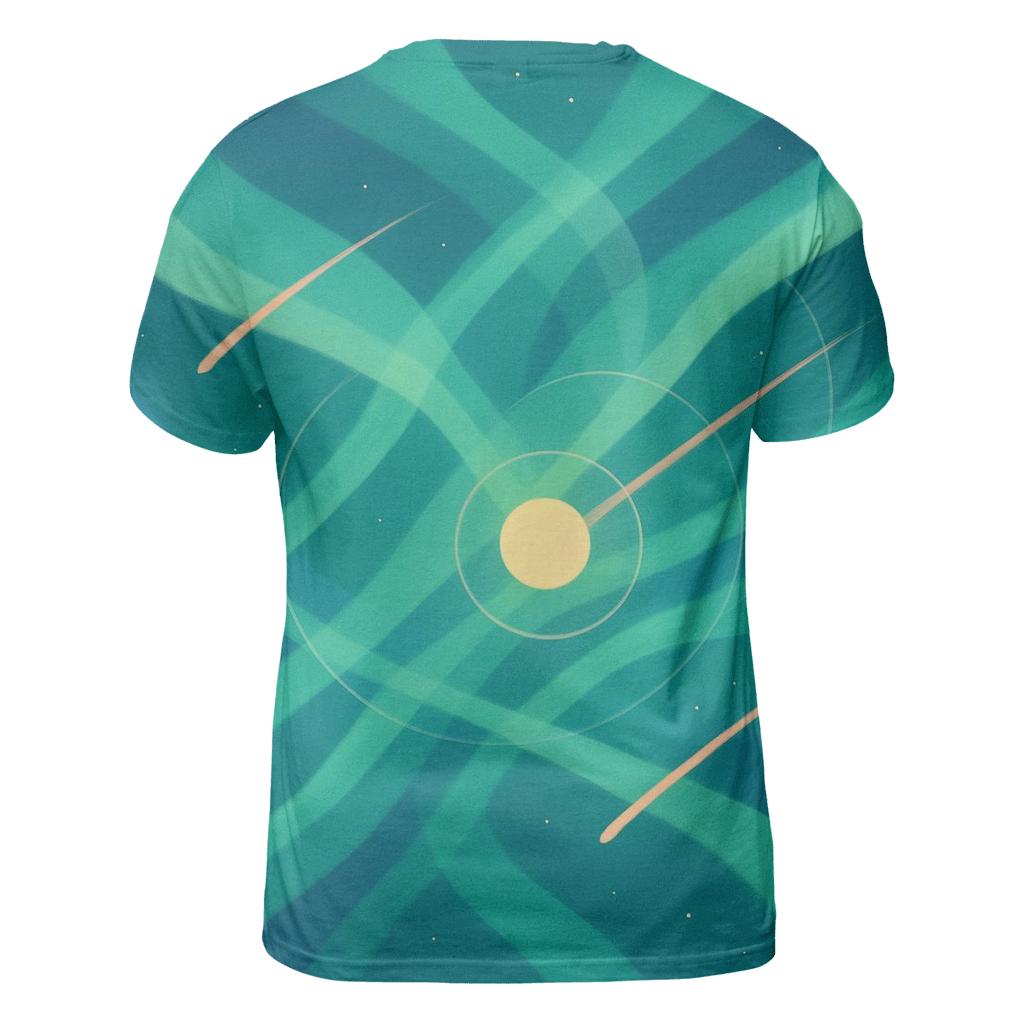 Aurora Filament Overprint unique graphic print tees