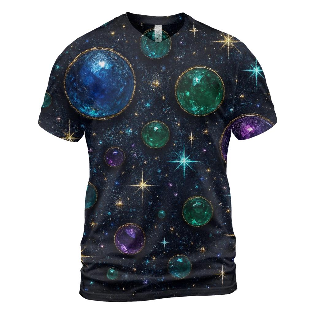 Celestial Radiance custom all-over print shirts