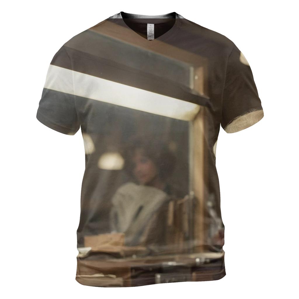 Polly Holliday Backstage Reflection creative print fashion shirts