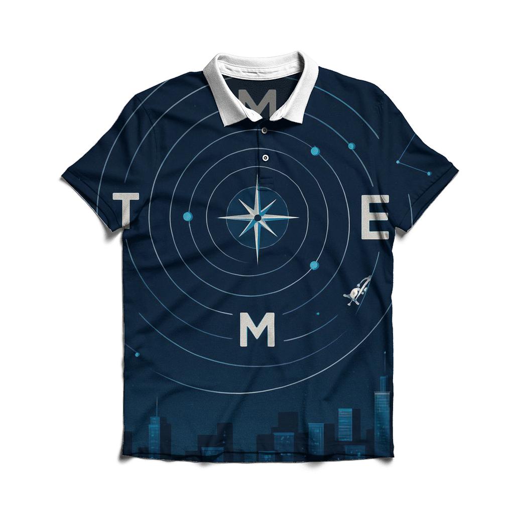 Stellar Chrono Atlas embroidered polo tops