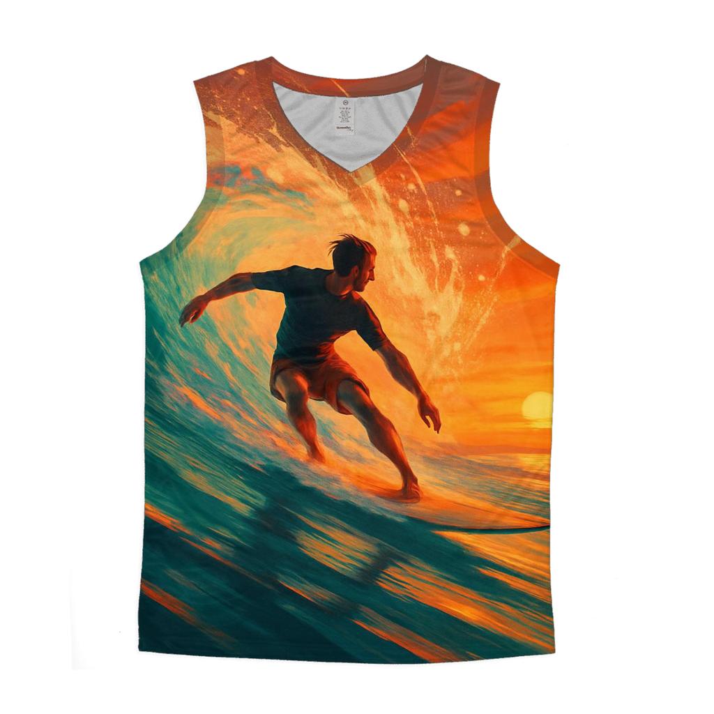 Sunset Surf Sprint casual summer tank tops