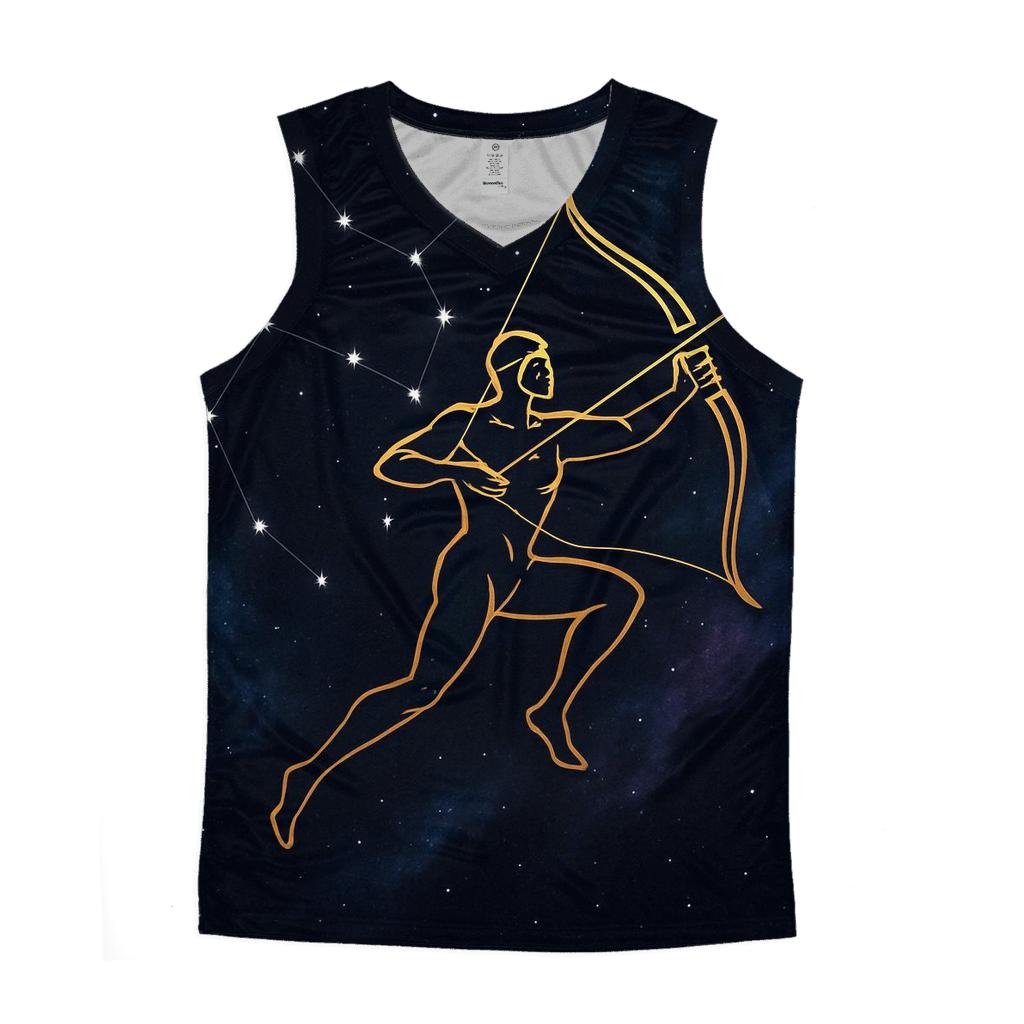 Sagittarius Cosmic Archer Constellation designer workout tanks