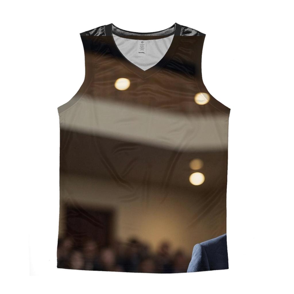 Lecture Hall Moment With Charlie Kirk designer workout tanks