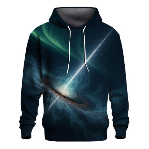 Auroral Jet Halo zip-up hoodies