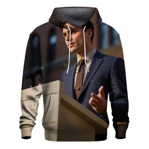 Campus Address At Dusk graphic hoodies