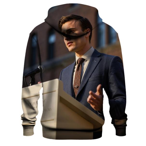 Campus Address At Dusk graphic hoodies