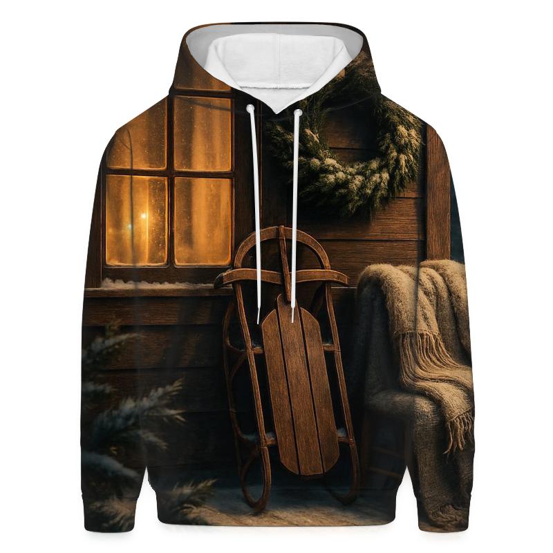 Midnight Wreath And Starlit Sled hoodie designs