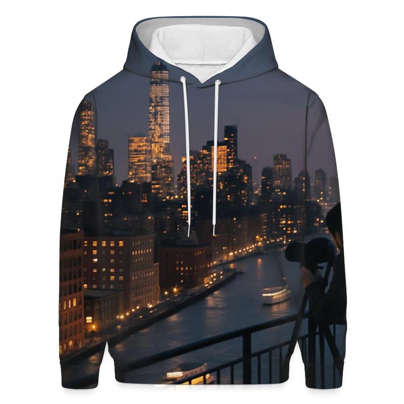 Hudson Twilight Overlook printed hoodies