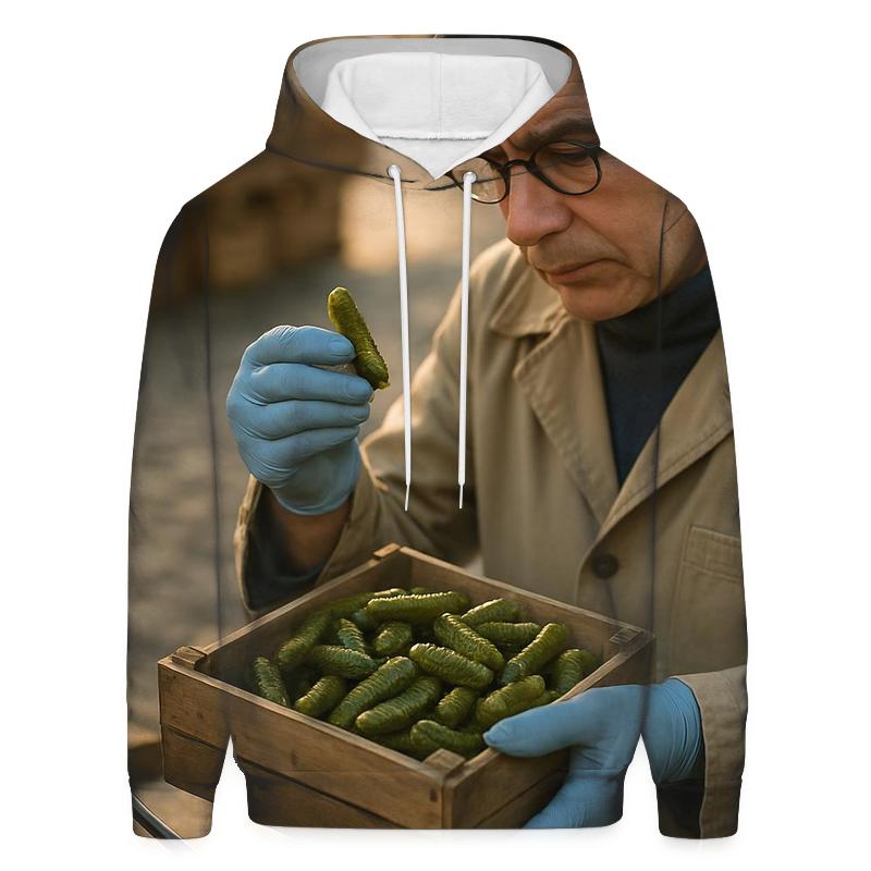 Market Cornichon Conservator embroidered hoodies
