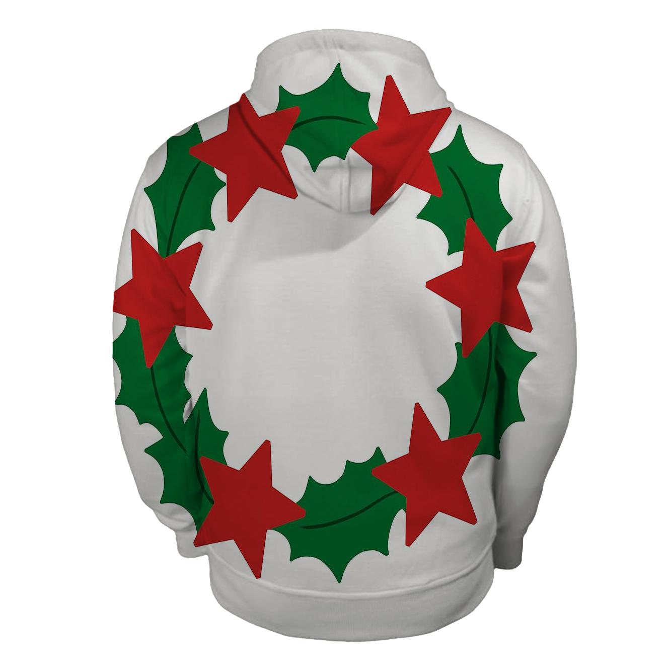 Starry Holly Wreath Harmony designer hoodies