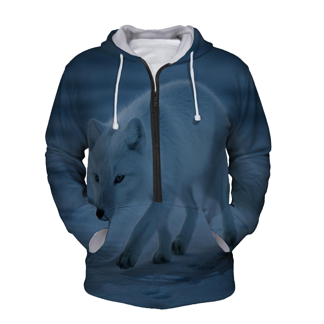Glacial Drift Arctic Fox hoodie trends