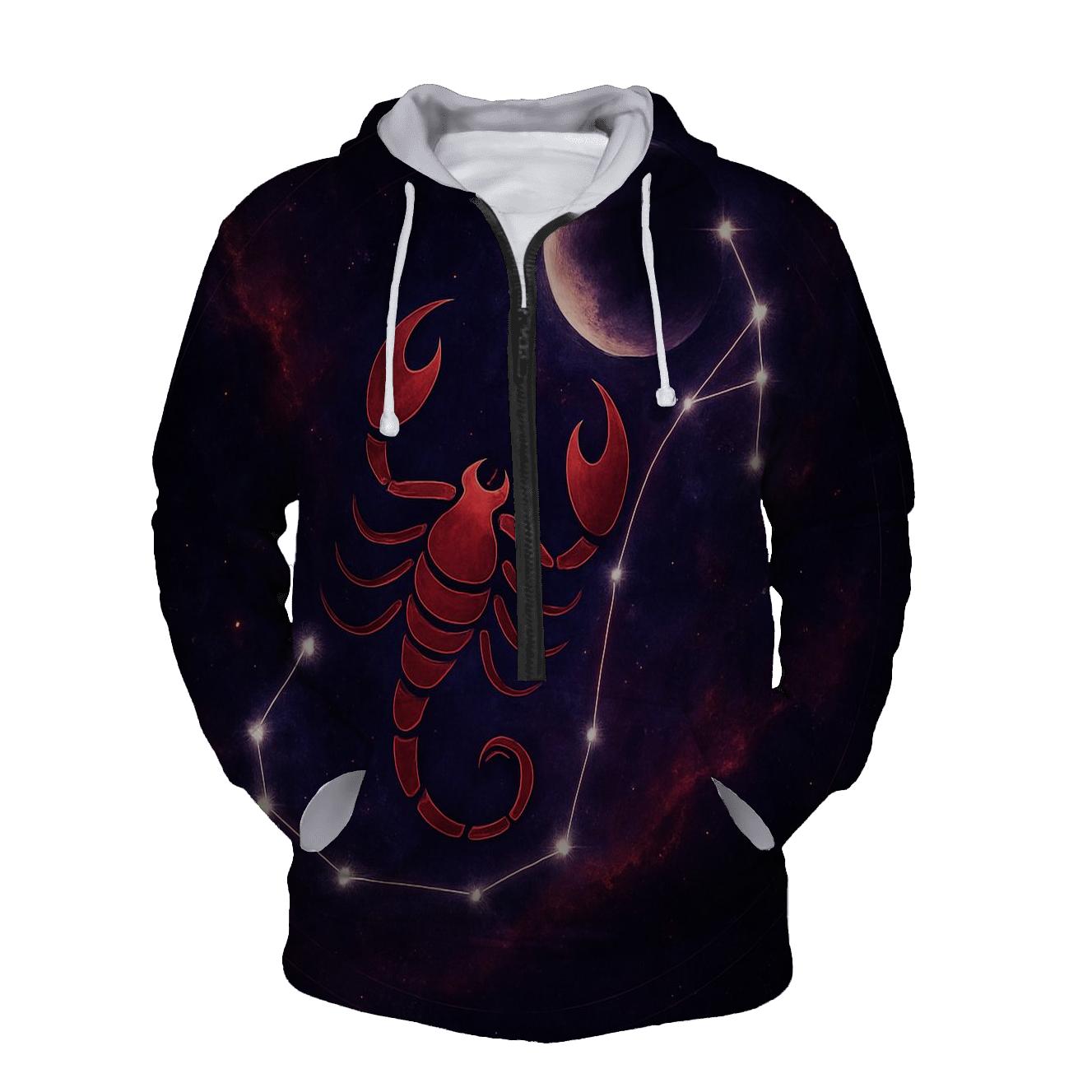 Lunar Eclipse Scorpio Constellation custom hoodies