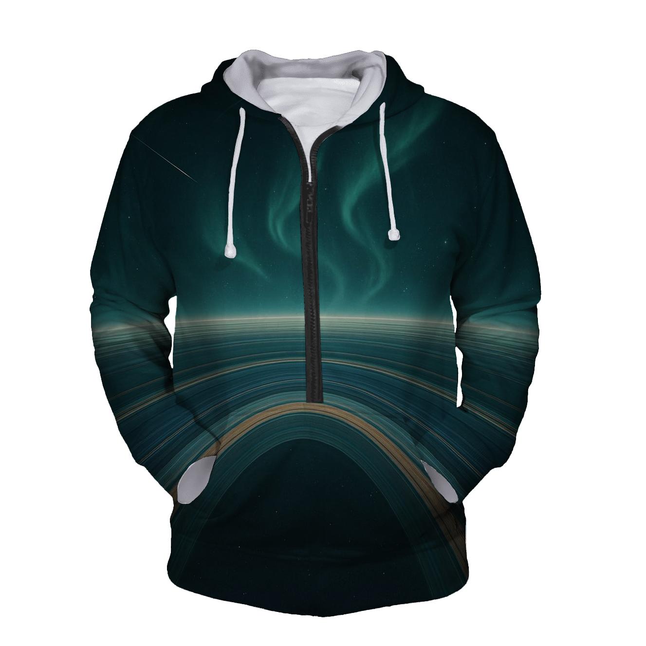 Aurora Ring Plane lightweight hoodies