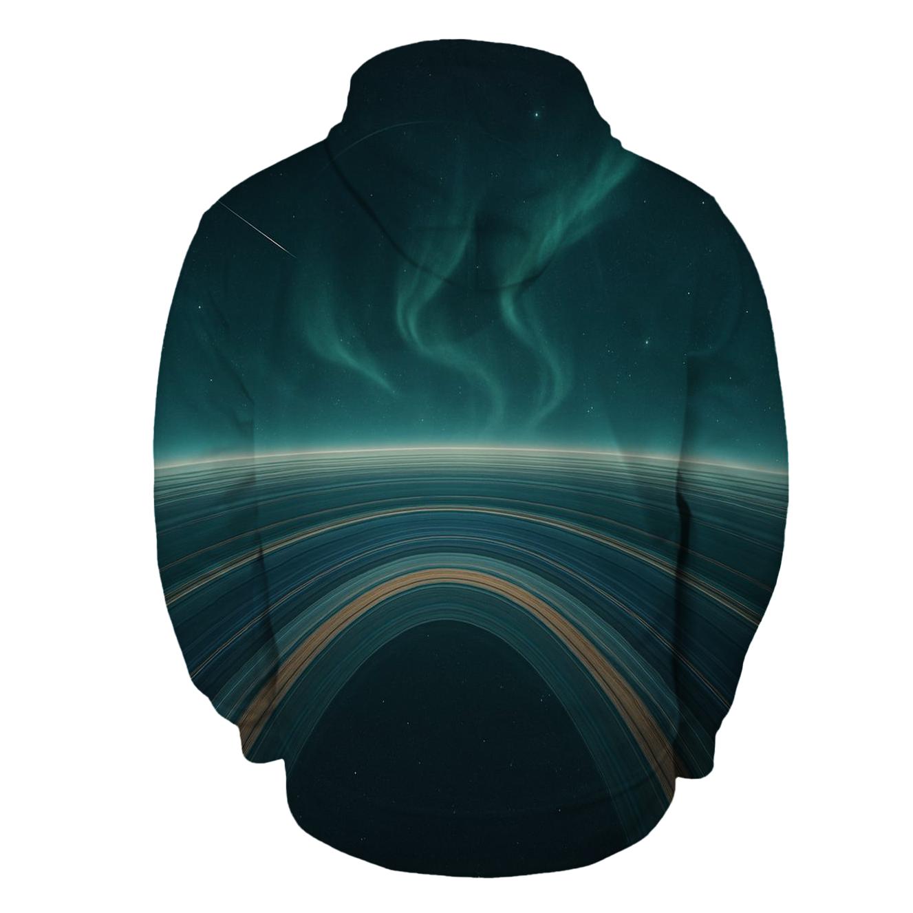 Aurora Ring Plane lightweight hoodies
