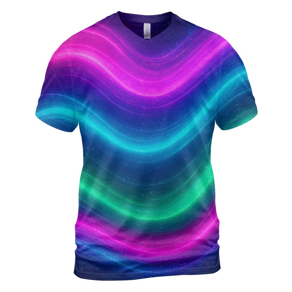 Neon Aurora designer pattern shirts