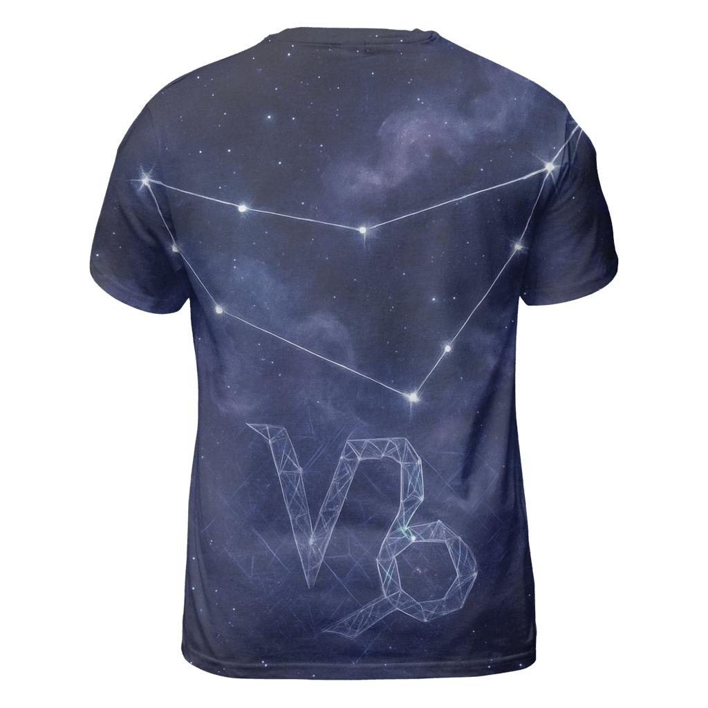Mystical Capricorn Nebula Constellation designer pattern shirts