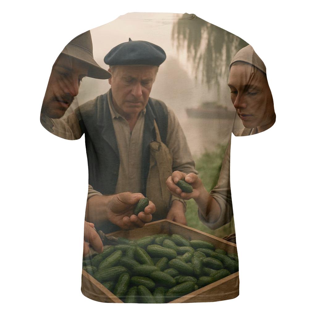 Riverside Cornichon Harvest At Dawn designer pattern shirts