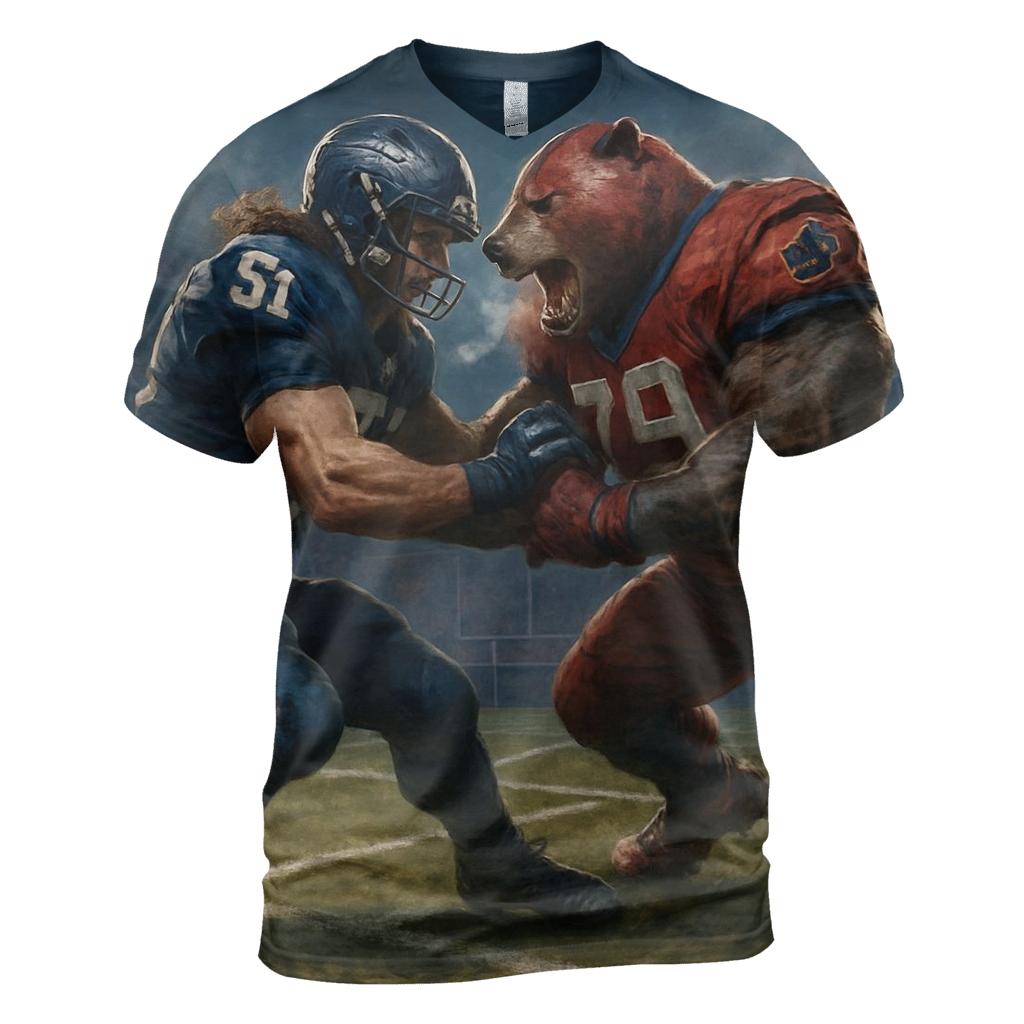 Cosmic Gridiron Showdown Braves Versus Cubs custom all-over print shirts