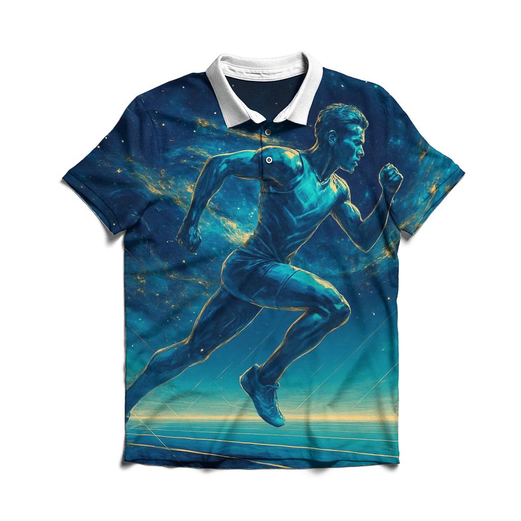 Cosmic Sprint personalized polo shirts