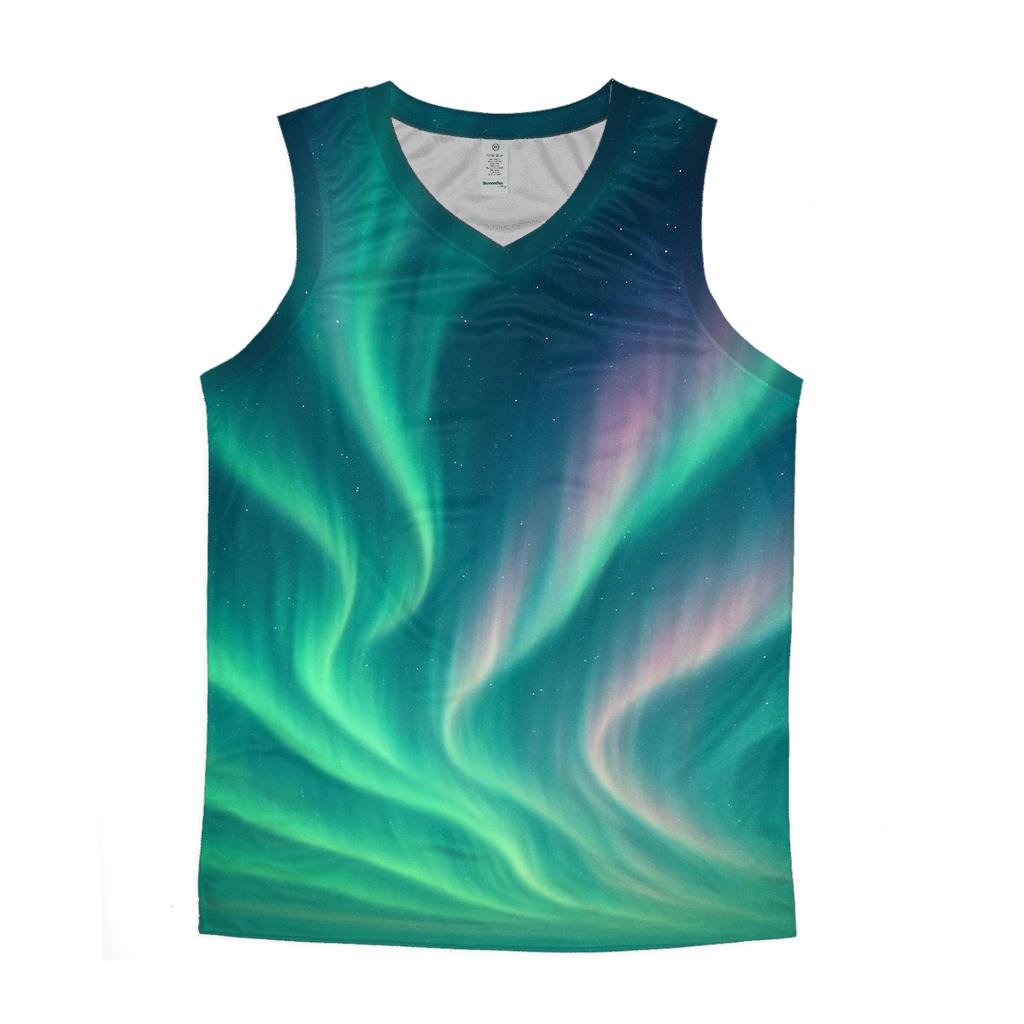 Auroral Reverberation designer workout tanks
