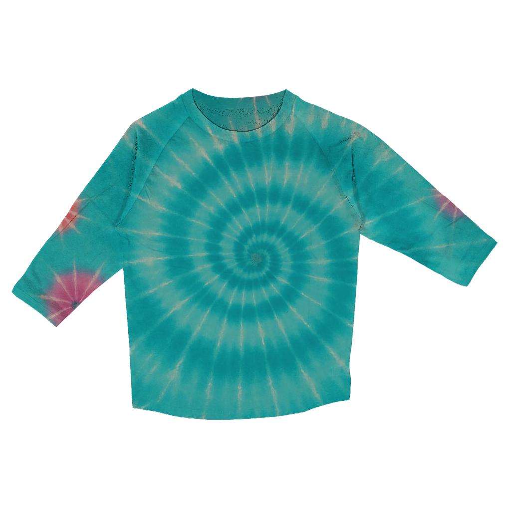 Solar Spiral Kumo printed three quarter sleeve shirts