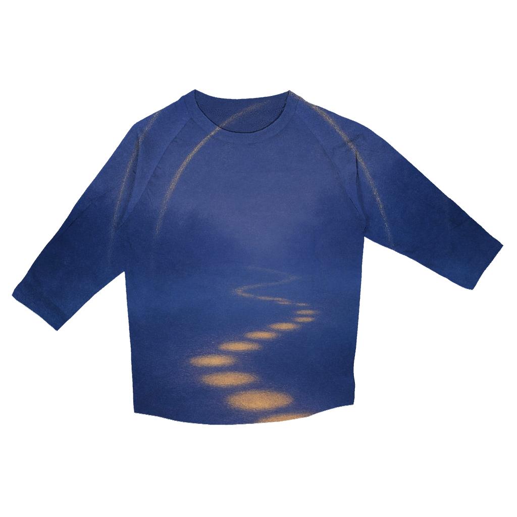 Luminescent Pathway stylish quarter sleeve tops