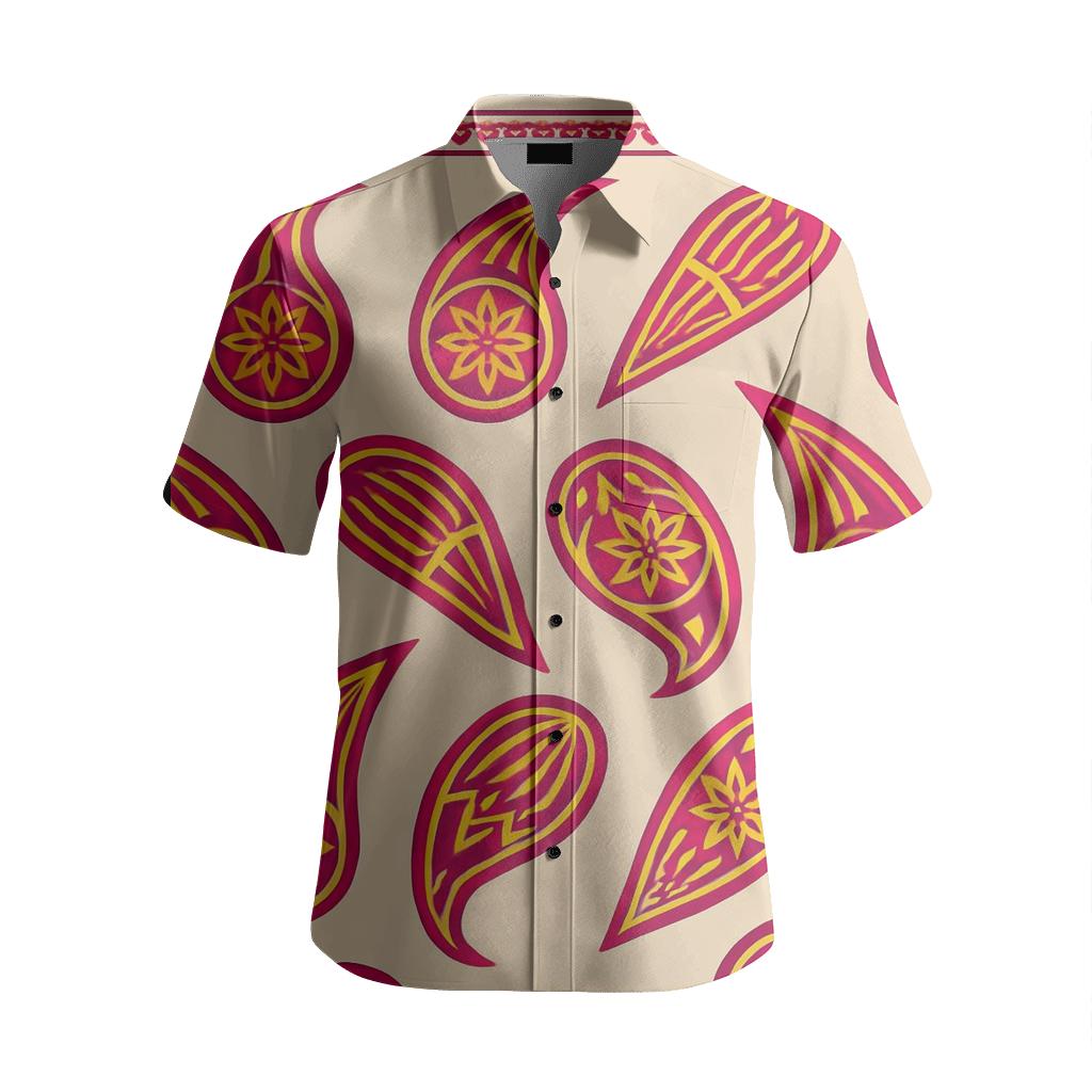 Stellar Paisley Boteh branded embroidered shirts