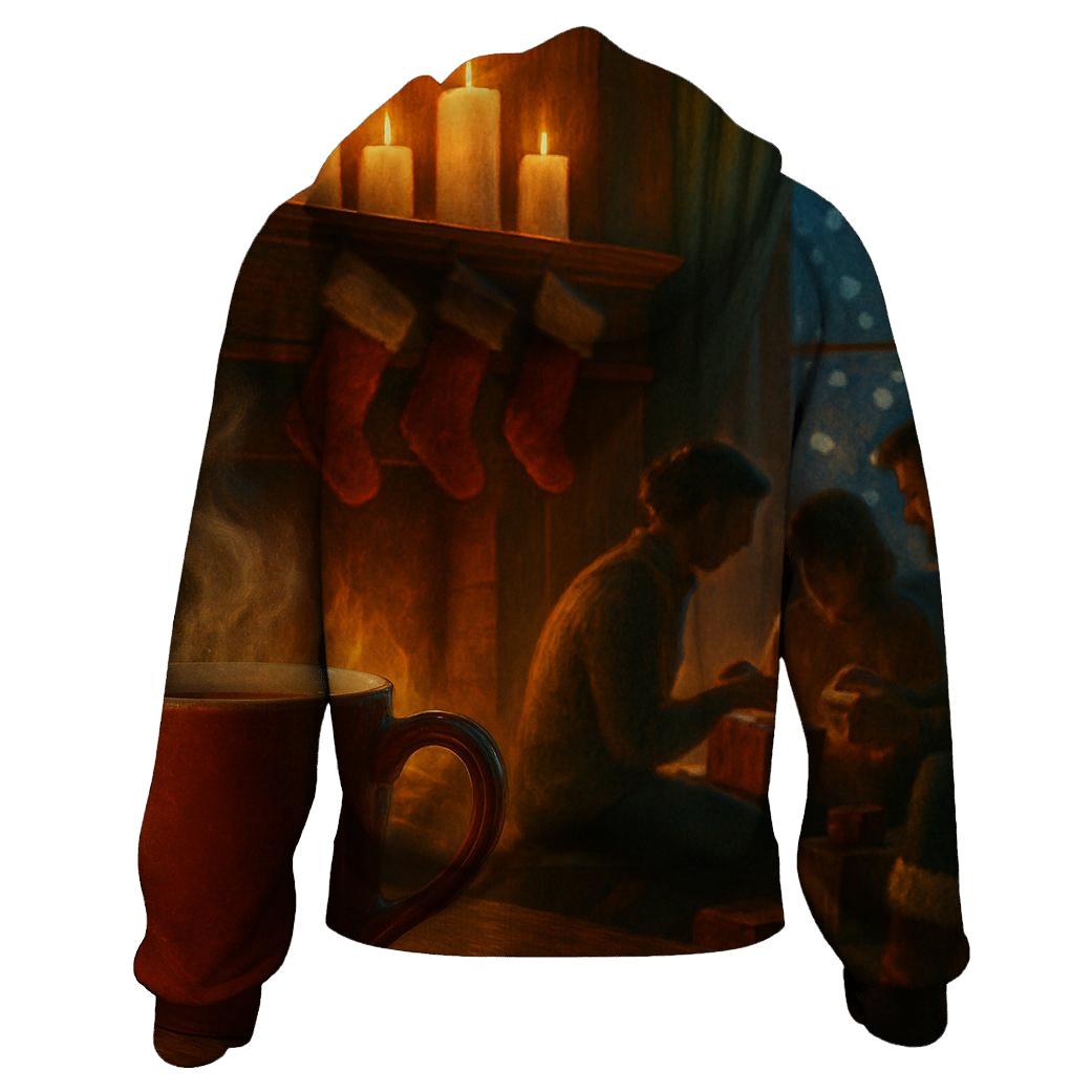 Midnight Carol By The Hearth custom hoodies