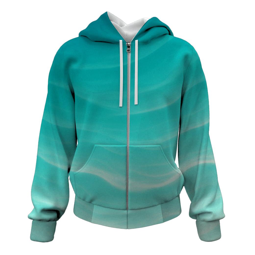 Crystal Ocean Drift custom hoodies