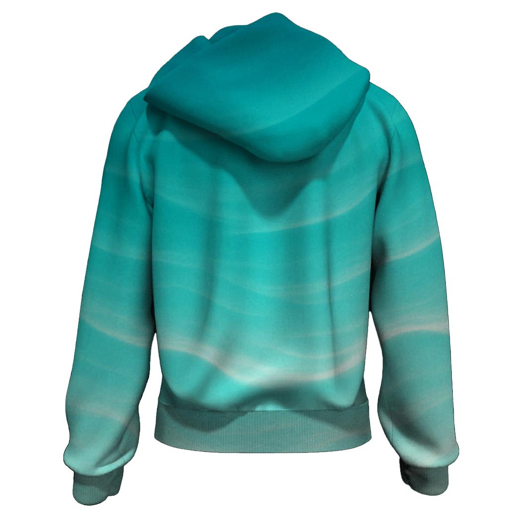 Crystal Ocean Drift custom hoodies