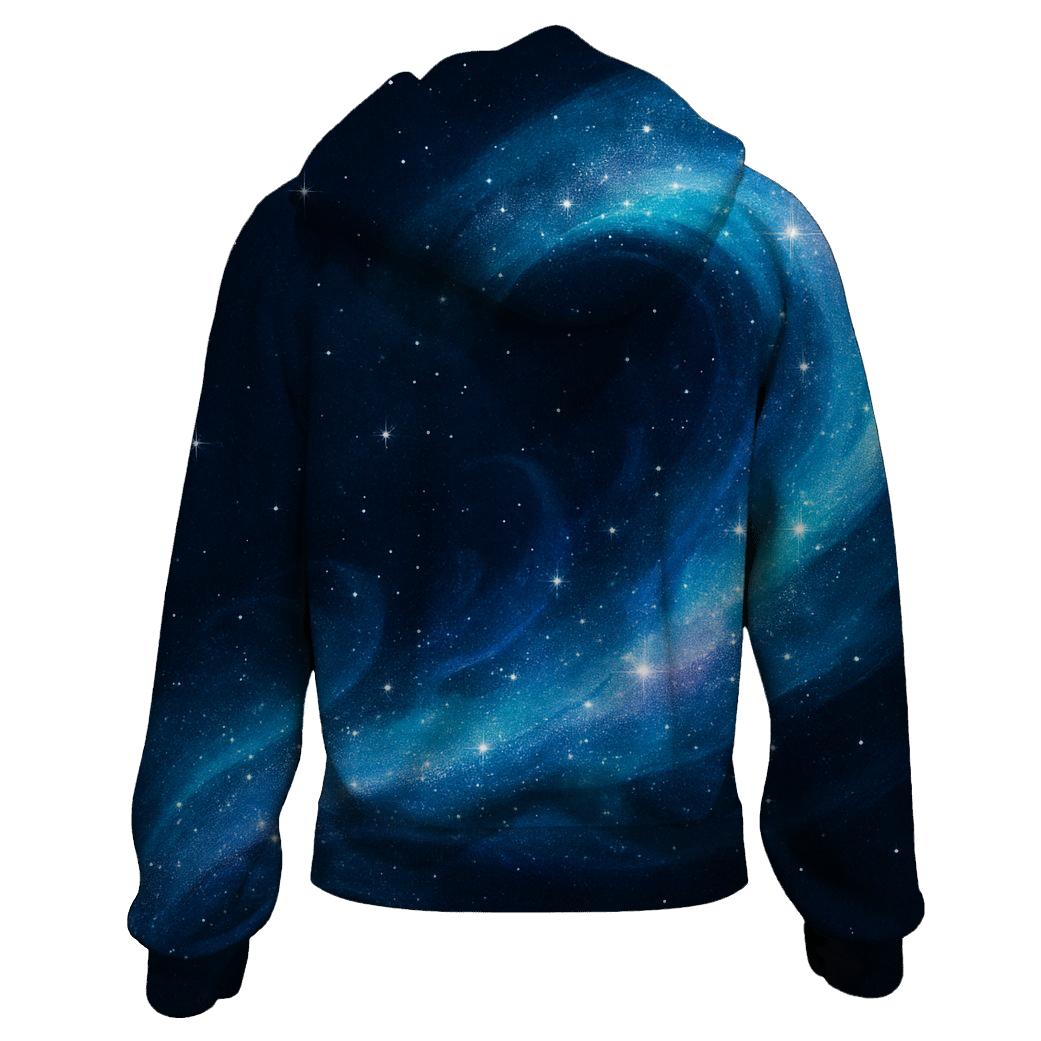 Celestial Symphony Wave lightweight hoodies