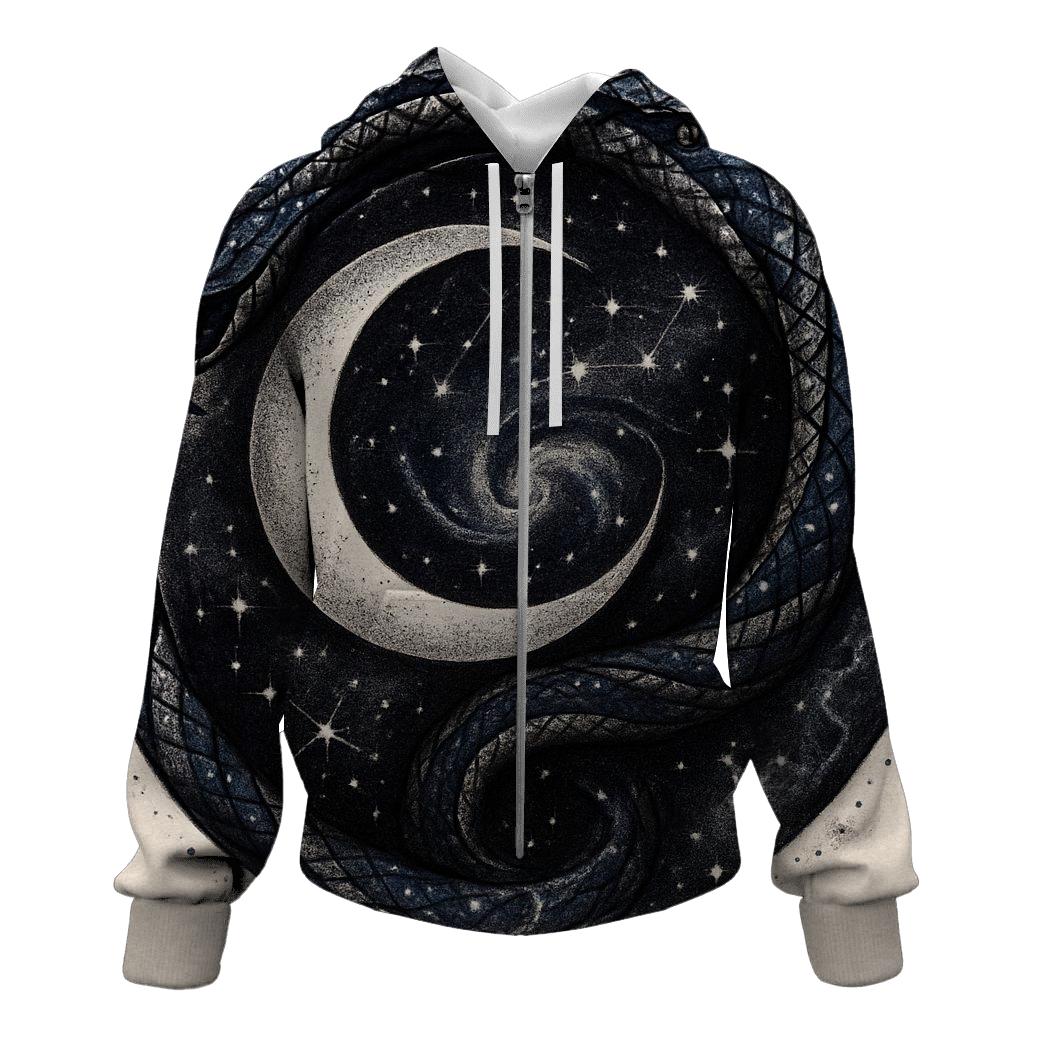 Eternal Celestial Serpent Tattoo hoodie styles
