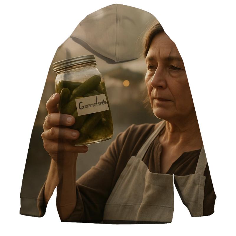 Cornichon Market Harvest lightweight hoodies