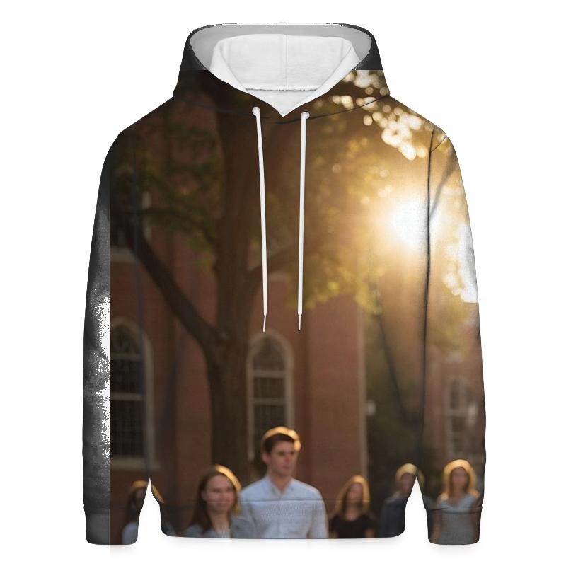 Charlie Kirk Leading A College Campus Discussion At Sunset hoodie styles