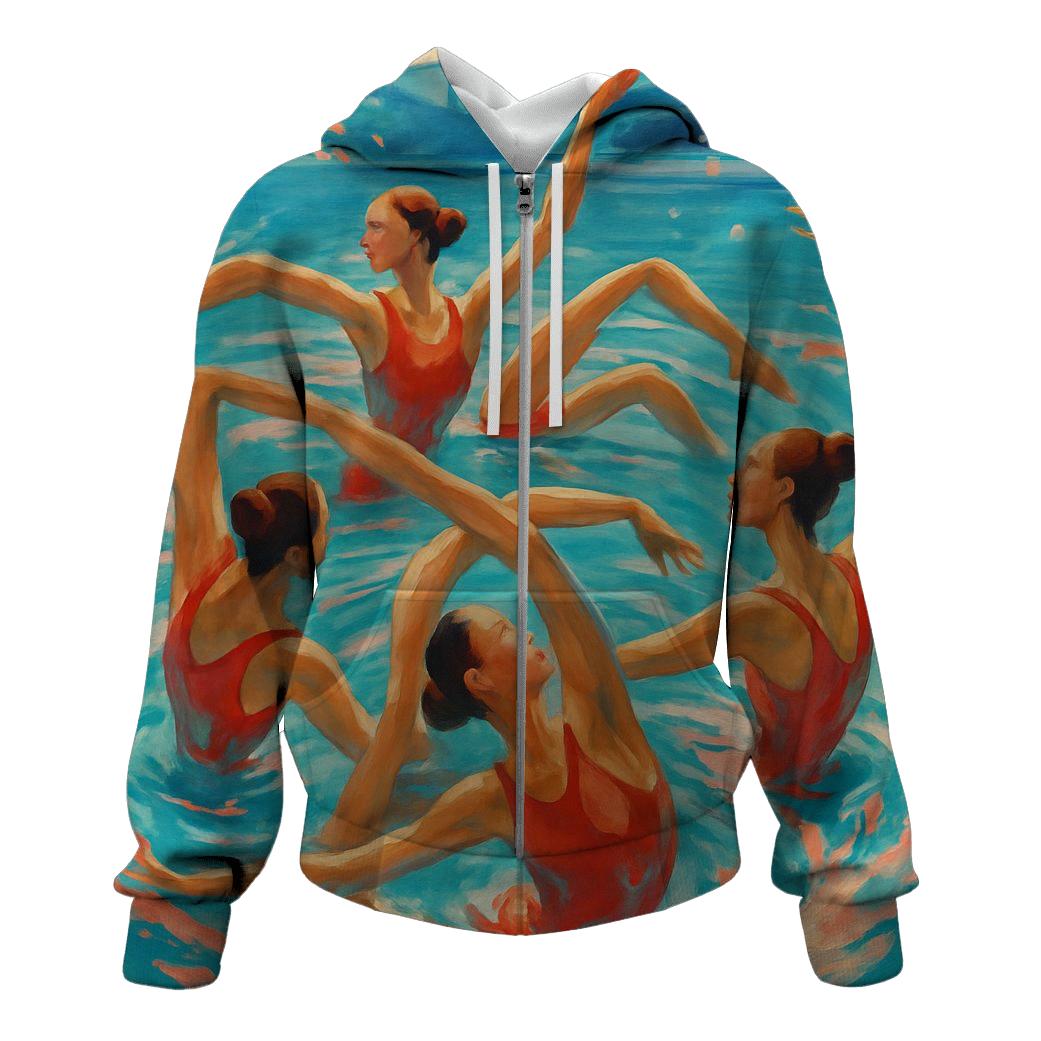 Synchronized Swimming Symphony heavyweight hoodies