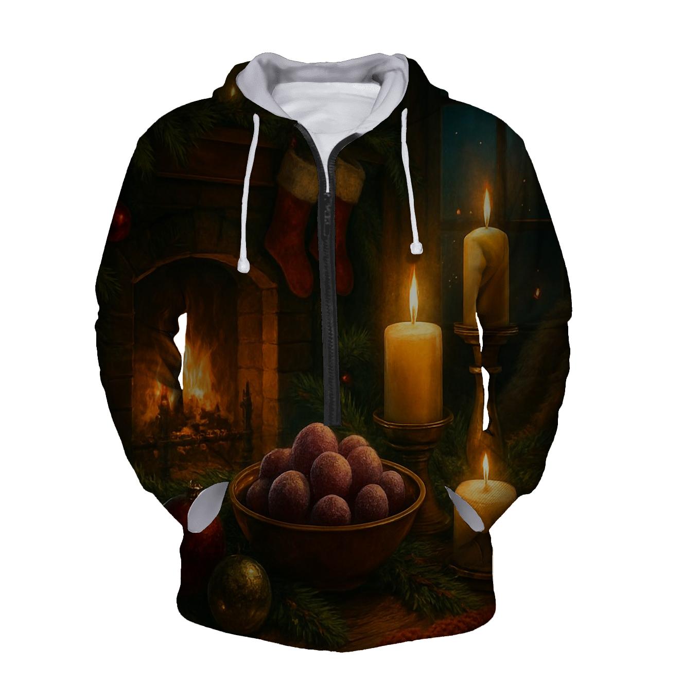 Starlit Christmas Hearth hoodie styles