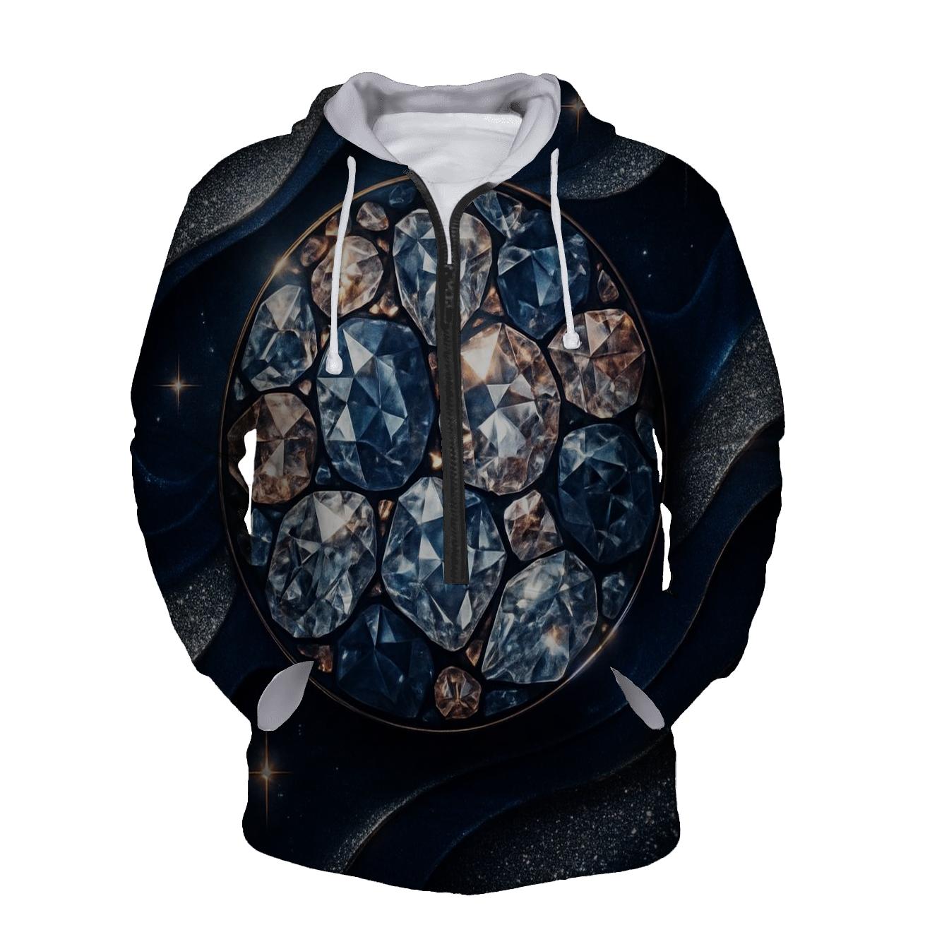 Starlit Velvet Mosaic heavyweight hoodies