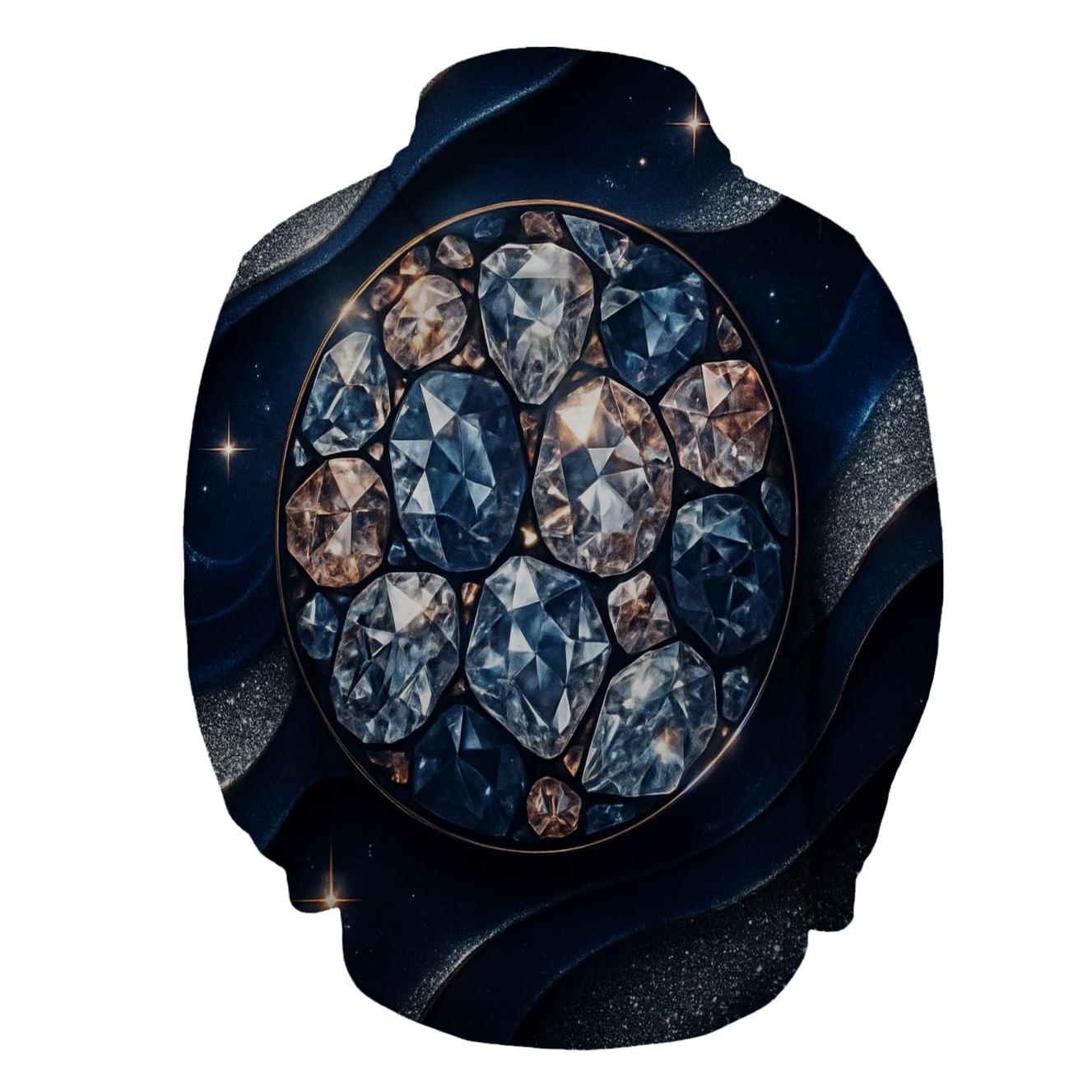 Starlit Velvet Mosaic heavyweight hoodies