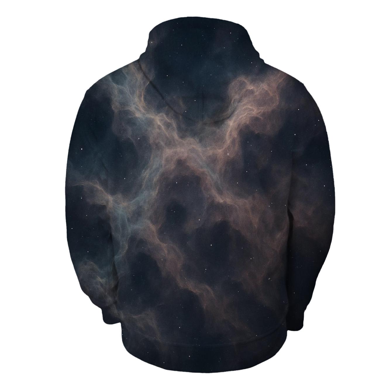Luminous Nebula Filament Weave embroidered hoodies