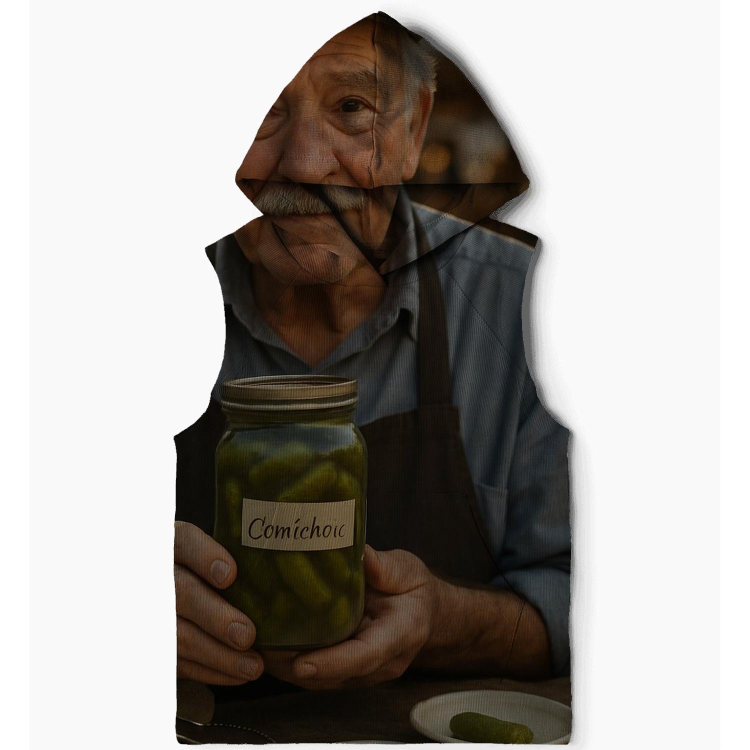 Morning Market Cornichon Seller hoodie styles