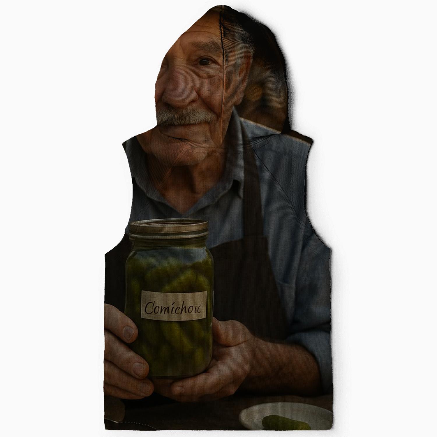 Morning Market Cornichon Seller hoodie styles