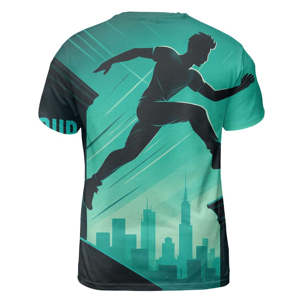 Urban Freerunning trendy printed shirt styles