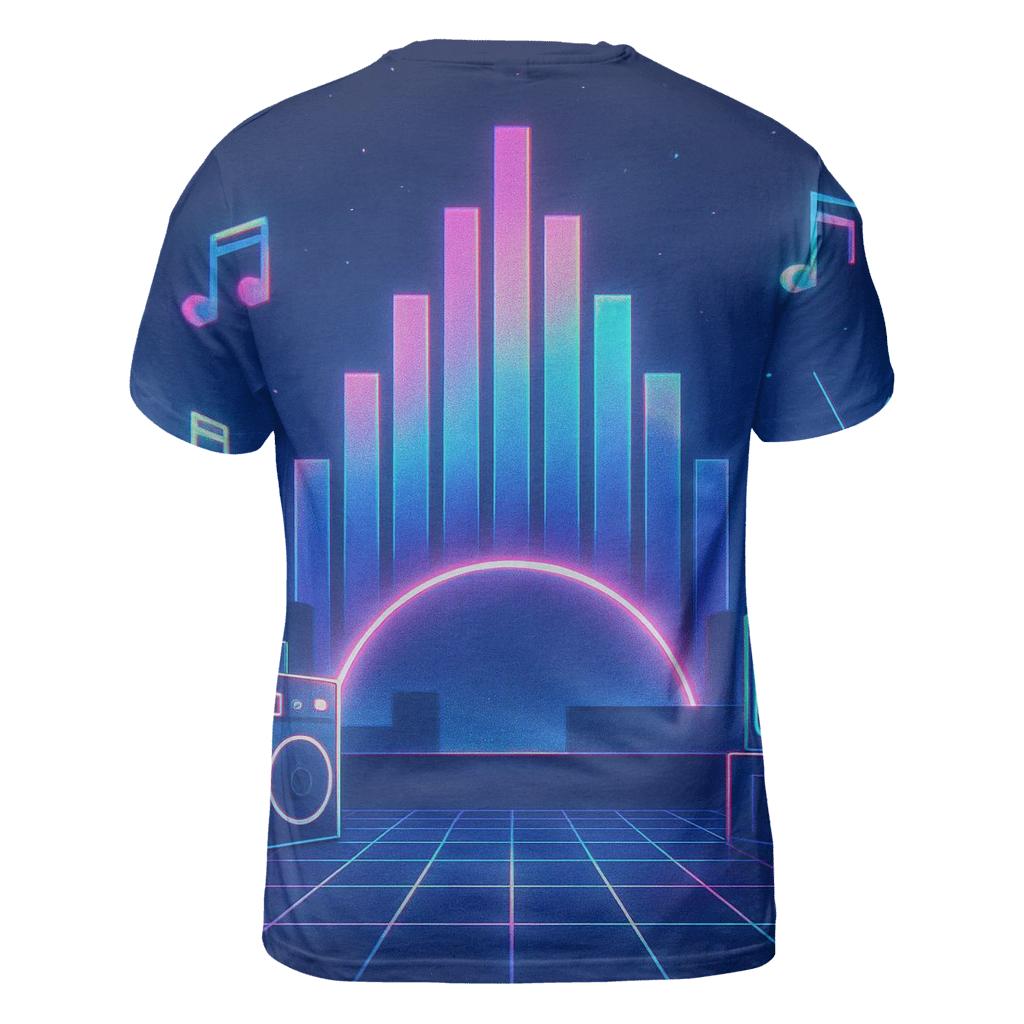Neon Arcade Soundscape personalized full print shirts